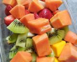 Foto langkah ke 1 dari resep Salad buah seger tanpa bikin eneg.