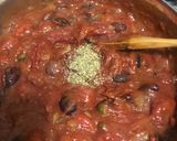 A picture of step 4 of Puttanesca Sauce.