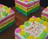 Foto langkah ke 8 dari resep Rainbow cake.