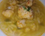 Karfiolleves recept fázis 2 fotója