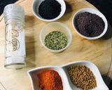 A picture of step 1 of Achari masala.