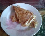 A picture of step 4 of Mughlai paratha.