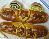 Ünnepi díszbe öltöztetett bejglik recept fázis 4 fotója