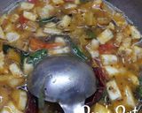 A picture of step 4 of Raw Banana and Bell Pepper Poriyal.