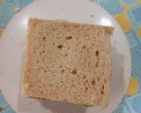 A picture of step 5 of Healthy Vegetable Sandwich with Homemade CHEESE spreads.