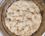 Foto langkah ke 4 dari resep Garlic Cheese Rosemary Sourdough Bread.