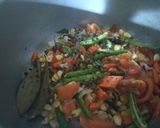 A picture of step 4 of Coconut Veg Pulao.