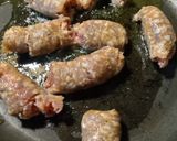 A picture of step 1 of Italian Sausage Rice.