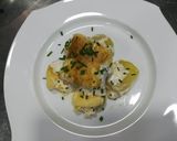 Foto del paso 5 de la receta: Bacalao confitado con muselina de ajo