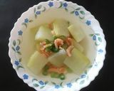 Hình bước làm 6 của món Canh Củ Cải Tôm khô 건새우 무국