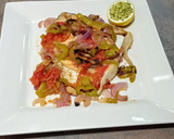 Foto del paso 3 de la receta: Salmón con verduras en papillote