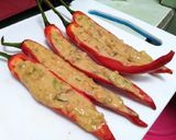 Foto langkah ke 3 dari resep Lombok Isi Samosa Daging.