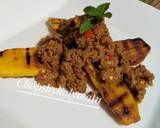Beef corn carne on grilled plantain recipe step 5 photo