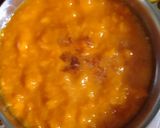 A picture of step 1 of Mango Phirni.