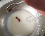 A picture of step 5 of Plum Cake (eggless and no rum).