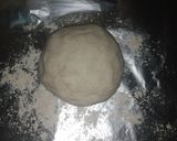 A picture of step 3 of Makai ki roti.