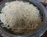 A picture of step 1 of Chicken noodles / tasty chatpata noodles.
