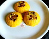 A picture of step 3 of Kesari Sweet Bhaat.
