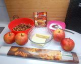 Almás ropogós burek (börek) recept fázis 1 fotója