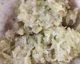 A picture of step 2 of Lauki raita.