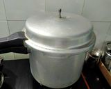 A picture of step 1 of Whole Wheat Jaggery Cake.
