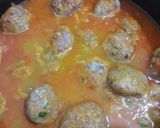 Foto del paso 4 de la receta: Albóndigas en salsa con arroz amarillo