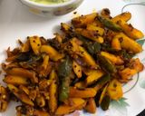 A picture of step 10 of Spicy Jackfruit Seeds Roast – Kerala Style.