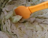 A picture of step 2 of Cajun Cabbage.