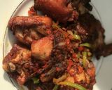 A picture of step 3 of Pepper chicken.