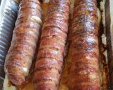 Baconos sajtos tekercs recept fázis 3 fotója