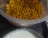 A picture of step 1 of Boondi Curd.