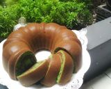 Foto langkah ke 9 dari resep Marmer Cake Pandan Putih Telur #BikinRamadanBerkesan.