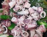 Foto langkah ke 3 dari resep Cumi Asin Cabe Ijo.
