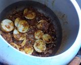 A picture of step 6 of #flavor4...Egg pulao.