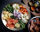 A picture of step 1 of Chicken curry with winter veggies.