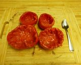 A picture of step 2 of Easy Stuffed Baked Tomatoes.