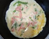 Foto langkah ke 3 dari resep Omelete Bayam.