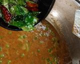 A picture of step 7 of Veg curd curry.