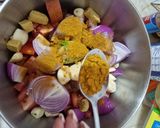 Foto del paso 4 de la receta: Arroz jollof y pollo estofado! Receta nigeriana!