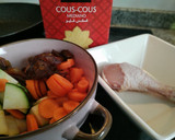 Foto del paso 1 de la receta: Couscous con verduritas y pollo