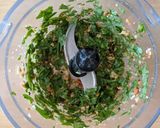 A picture of step 3 of Basil Pesto.
