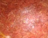 A picture of step 2 of Gajar ka halwa.