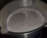 A picture of step 2 of Ras_Malai with powder milk.