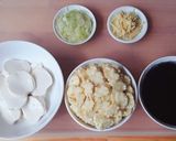 Hình bước làm 1 của món Soup rong tóc tiên chay