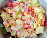 Foto del paso 12 de la receta: Ensalada básica de patatas con trozos de atún rojo en conservas
