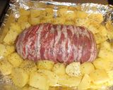 Foto del paso 5 de la receta Rollo de carne horneado, con patatas
