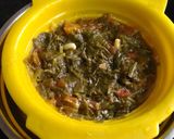 A picture of step 3 of Tomato spinach soup.