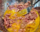 Foto del paso 2 de la receta: Albóndigas de carrillera ibérica en salsa de queso, berenjena y calabacín