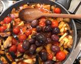 Aubergine, tomatoes and olives pasta sauce (vegan) recipe step 4 photo