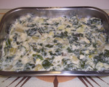 Foto del paso 7 de la receta: Tarta gratinada de acelgas, calabacín, bacalao y bechamel